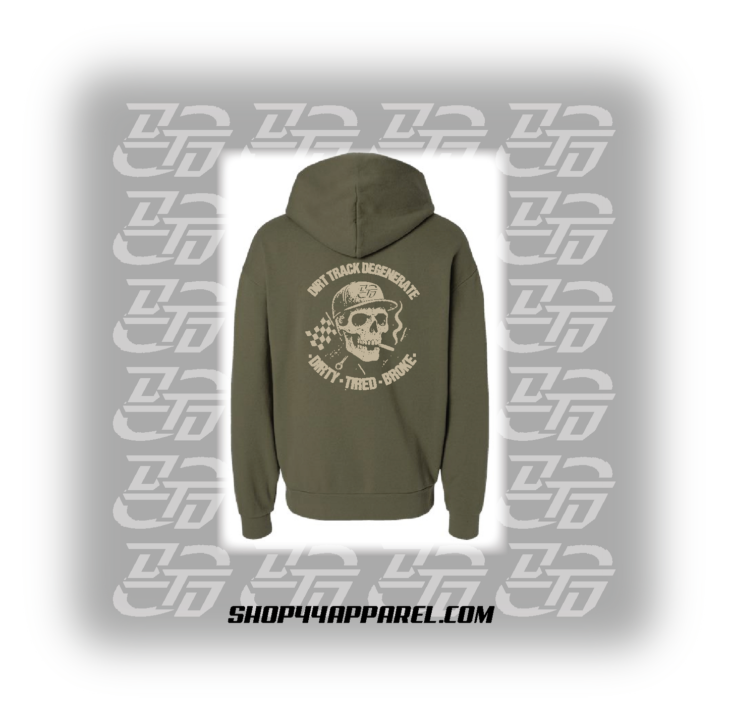 DTD Skull Hoodie