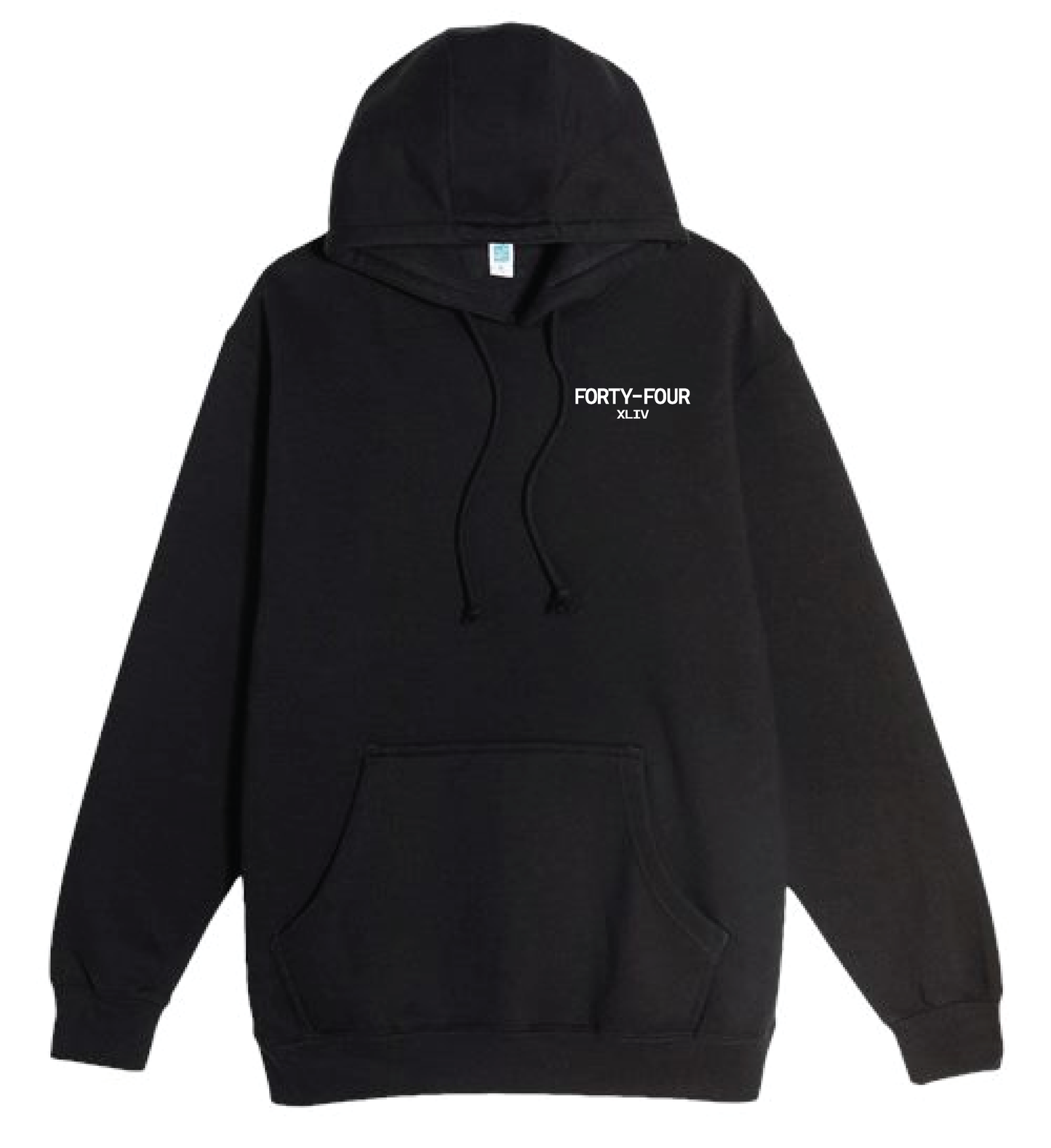 Forty-Four All Black Hoodie