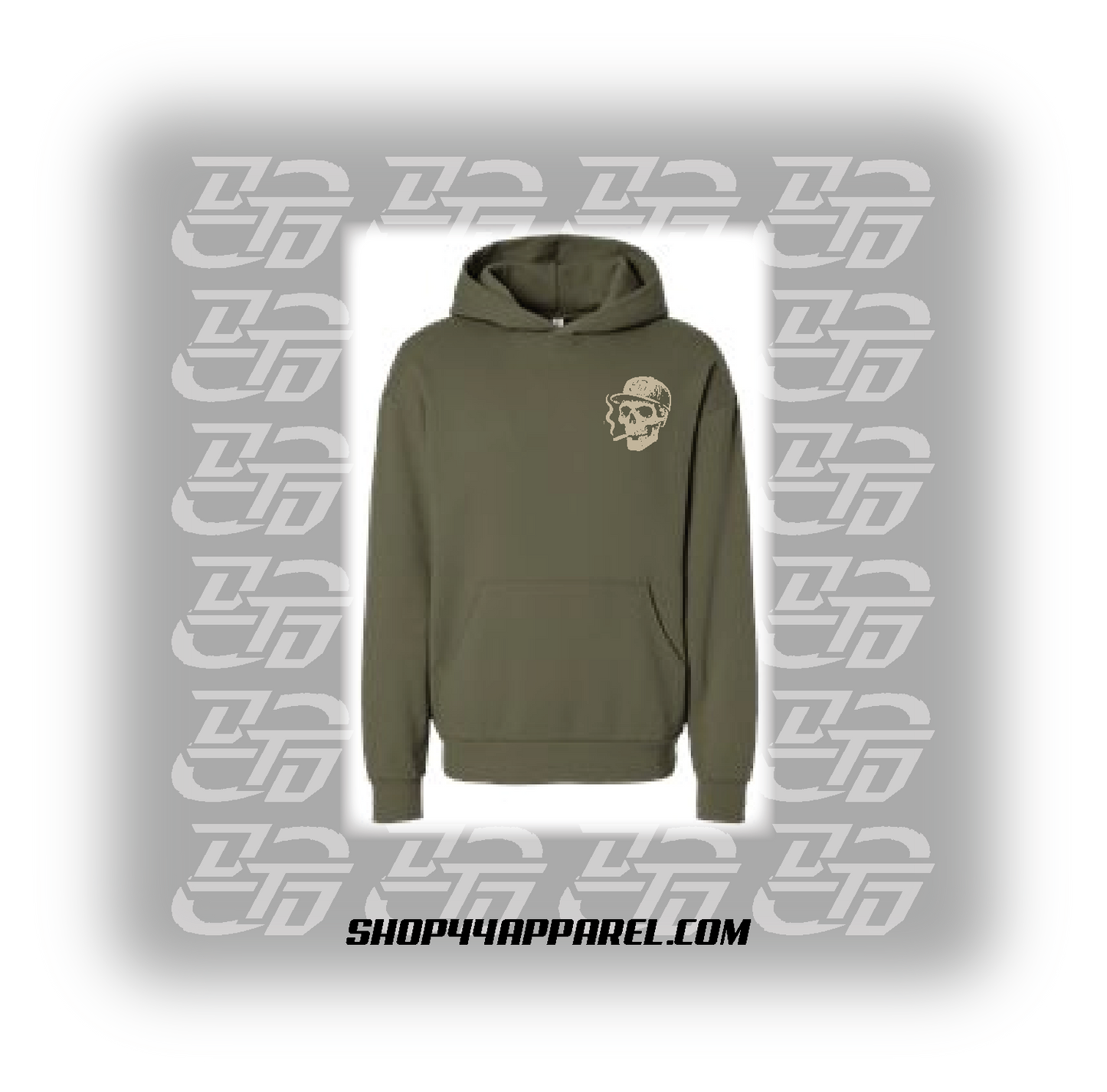 DTD Skull Hoodie