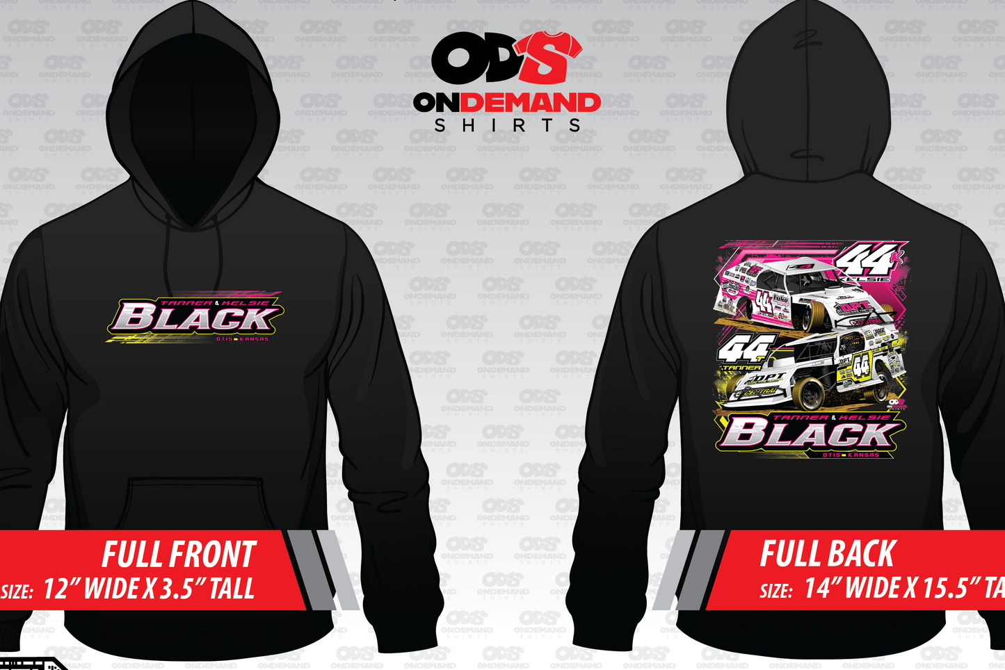 Pink/Yellow Double Car Hoodie