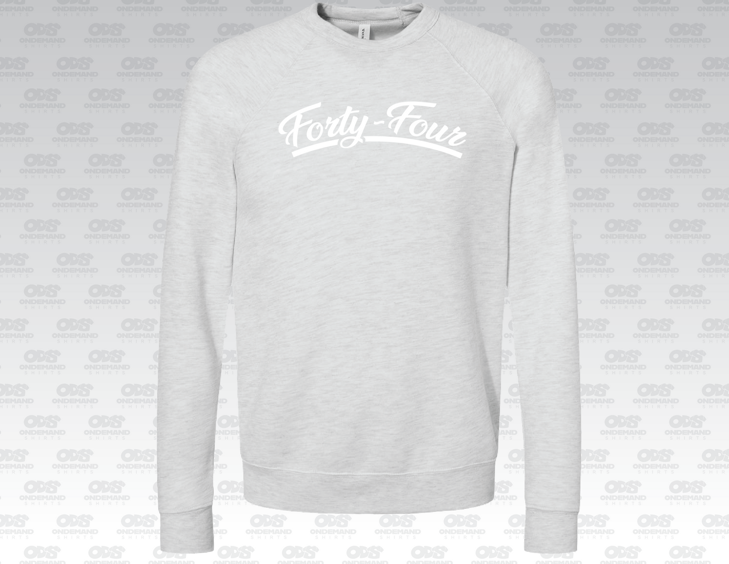 Forty-Four Embroidered Crew Neck